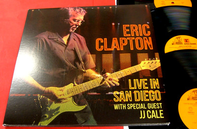Eric Clapton ''LIVE IN SAN DIEGO'' JJ Cale  2016, Reprise 180g 3XLP.  NM/NM/NM/NM