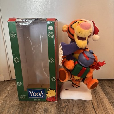 Telco Disney Tigger Christmas Animated Winnie The Pooh Figure 1998 VTG