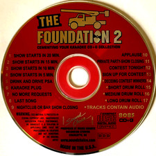 SOUND CHOICE KARAOKE - FOUNDATION 2 - DISC SC8085 - UTILITY DISC - LOT 2058