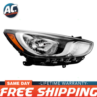 TYC Headlight Assembly Right Passengerfor 15 16 17 Hyundai Accent Hatchback