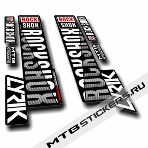 Rock Shox Lyrik custom camo decals