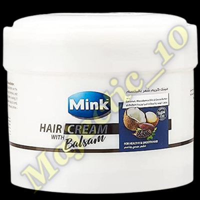 2 Mink Hair Cream with Balsam, Coconut, Macadamia Oil & Cocoa Butter 2 X 150 ml