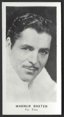 WALKERS (WTC) - FILMSTARS (TATLEYS) - WARNER BAXTER