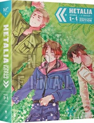 Hetalia-10th Anniversary World Party Collection 1: Seasons Onethrough Four (DVD)