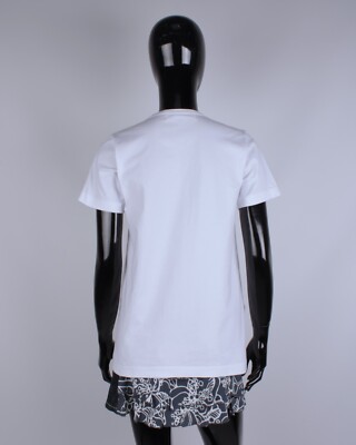 Womens Y2K CDG Comme des Garcons Girl Ruffle White Short Sleeve T