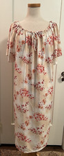 Granada Womens Muumuu House Dress 1970s Garden Floral Print Feminine XL Nightie