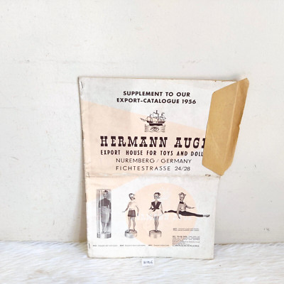 1956 Vintage Hermann Export Haus Spielzeug & Puppe Katalog Sammlerstück B126