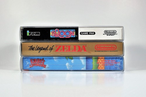 10 Custom NES Box Protectors Clear Plasitc Boxes Case for CIB Complete Sealed - Picture 8 of 13