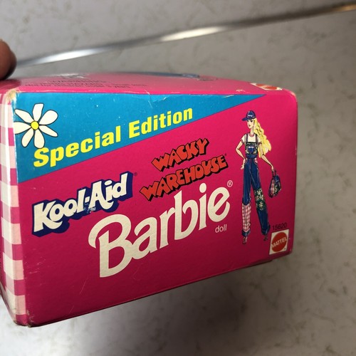 1995 MATTEL WACKY WAREHOUSE SPECIAL EDITION KOOL-AID BARBIE DOLL NEW - Picture 6 of 12