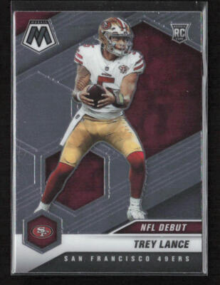 2021 Panini Mosaic #244 Trey Lance NFL Debut RC 49ers