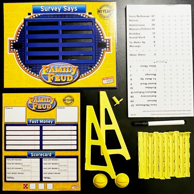 Family Feud 40th Anniversary Edition Game PARTS & PIECES, 2016 Endless Games