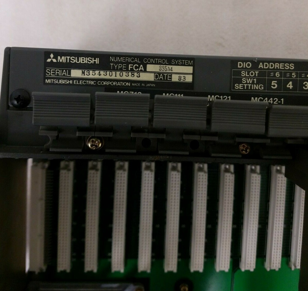 三菱電機　CNC FCA335m Mitsubishi Electric Numerical Control System FCA-335M (base