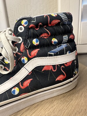 Vans Sk8-Hi Flamingo Beach High Top Skate Shoes Sz 11.5 Vans SK8 Men main image 4