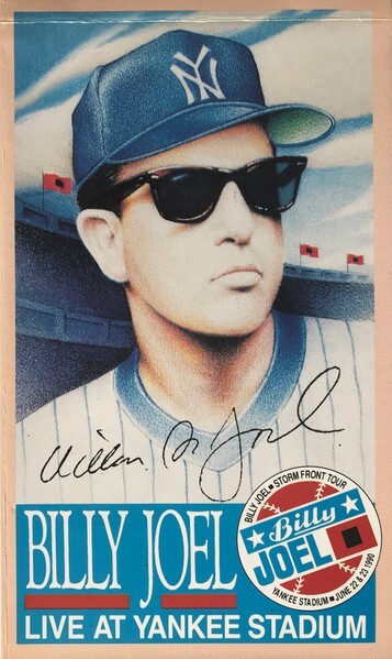 BILLY JOEL - LIVE AT YANKEE STADIUM - VHS PAL NEW UNPLAYED NO SEALED