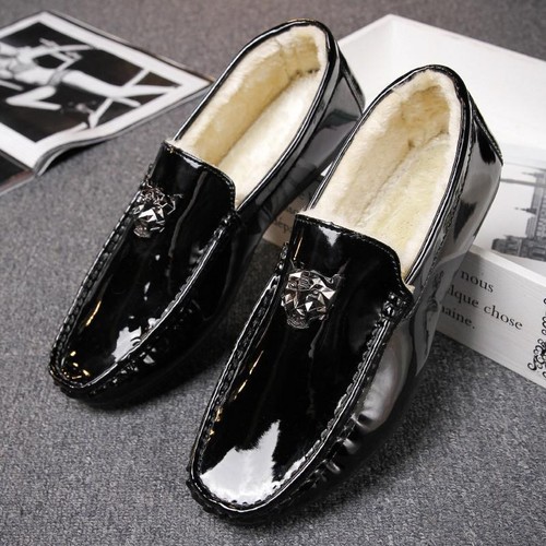 moccasins driving shoes Fur Lined 