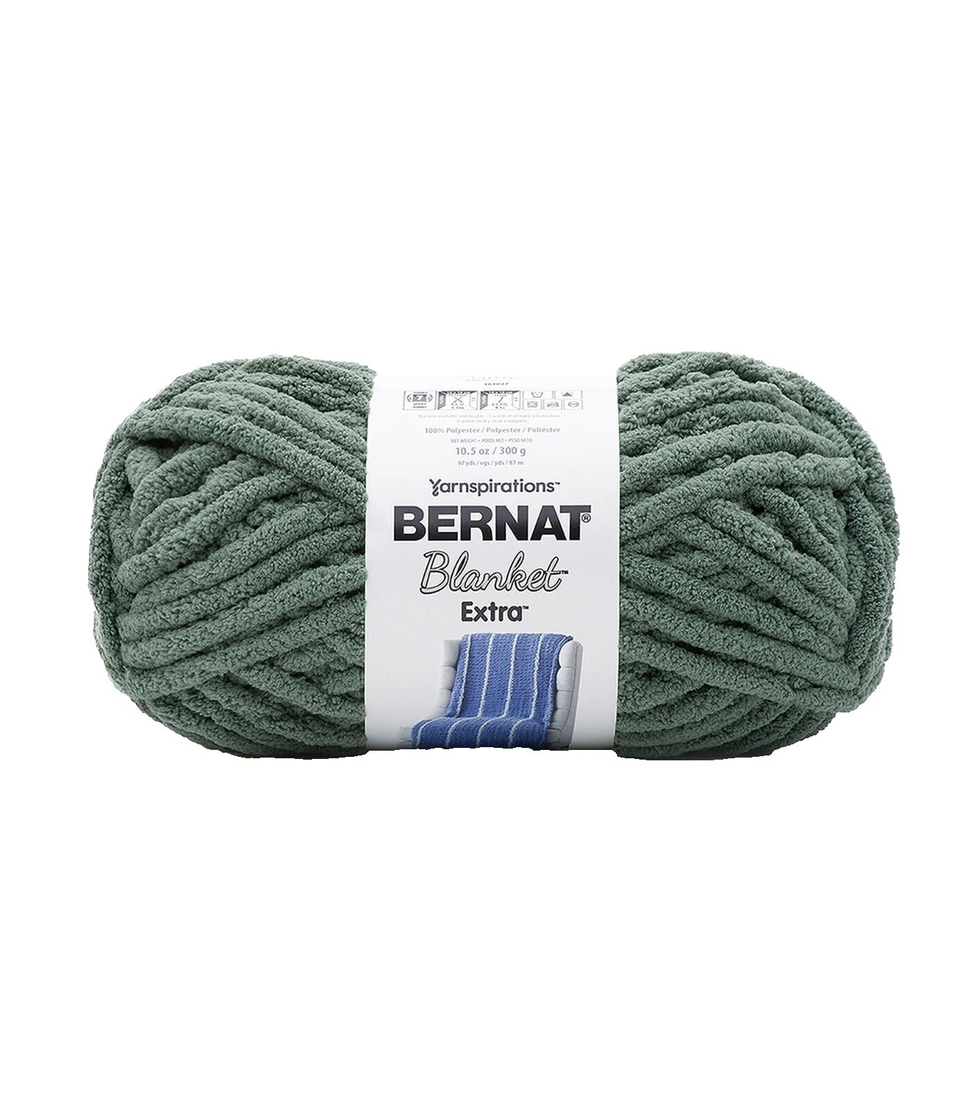 Bernat Chenille Blankets/Throws Crocheting & Knitting Yarns