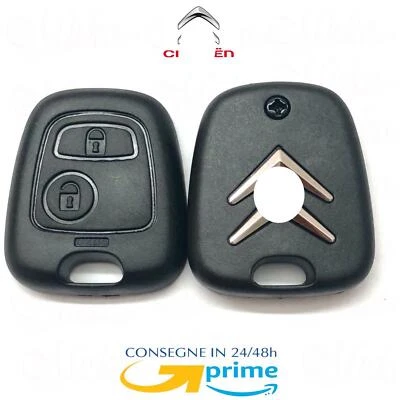 chiave cover guscio 2 tasti per telecomando citroen c1 c3 aygo peugeot 107 206