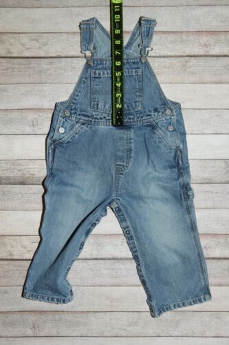 THE CHILDRENS PLACE Boys Girls Denim Jean Overalls Size 24 Months - Picture 10 of 11