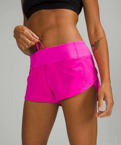 lululemon pow pink shorts