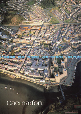 D186383 Caernarfon. Caernarfonshire. Diese alte. Walled Town is Home to Caerna