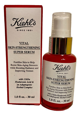 Kiehl's Vital Skin-Strengthening Super Serum 1.0 oz/ 30ml New With Box