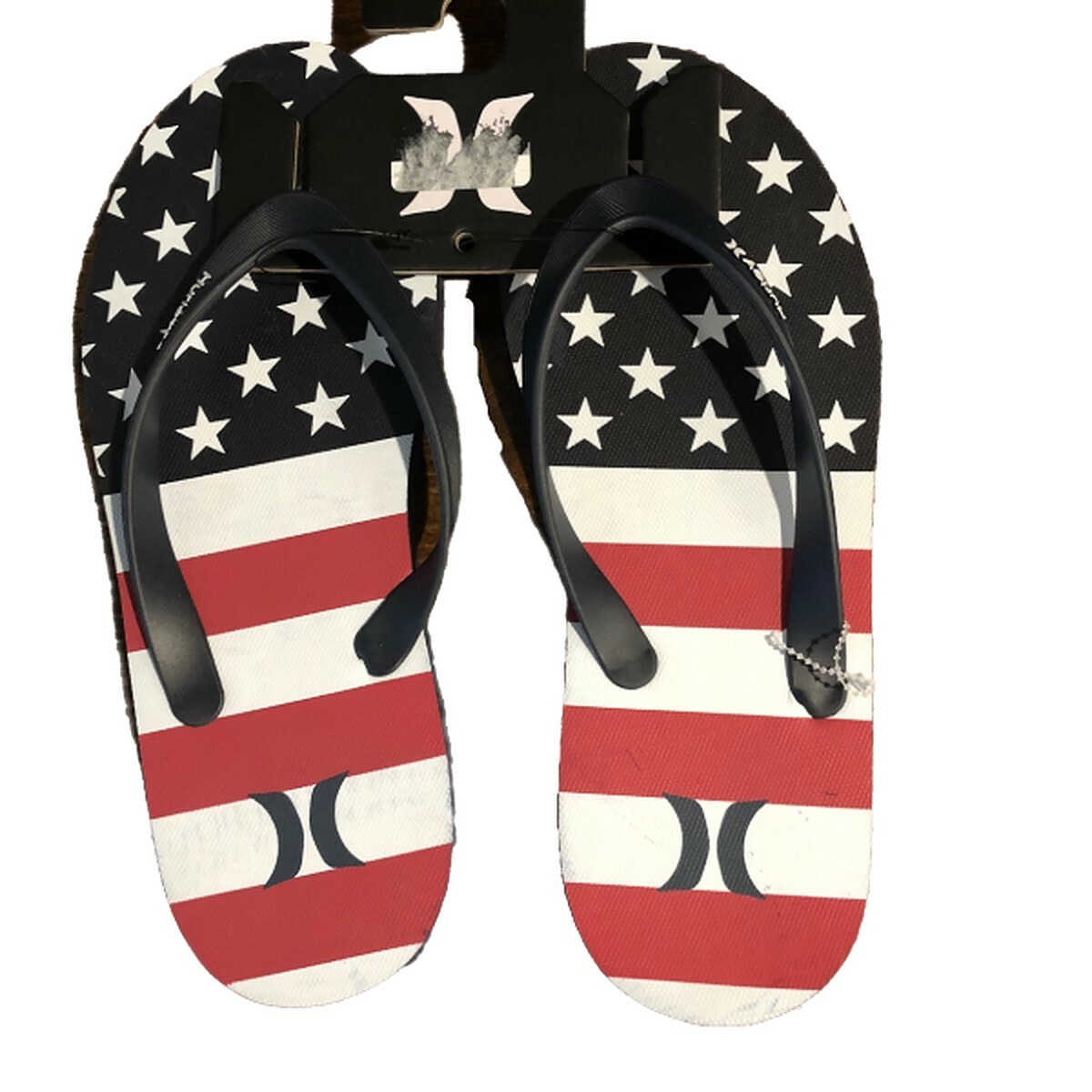 New NWT Hurley American Flag USA Size 8 Men display picture 3