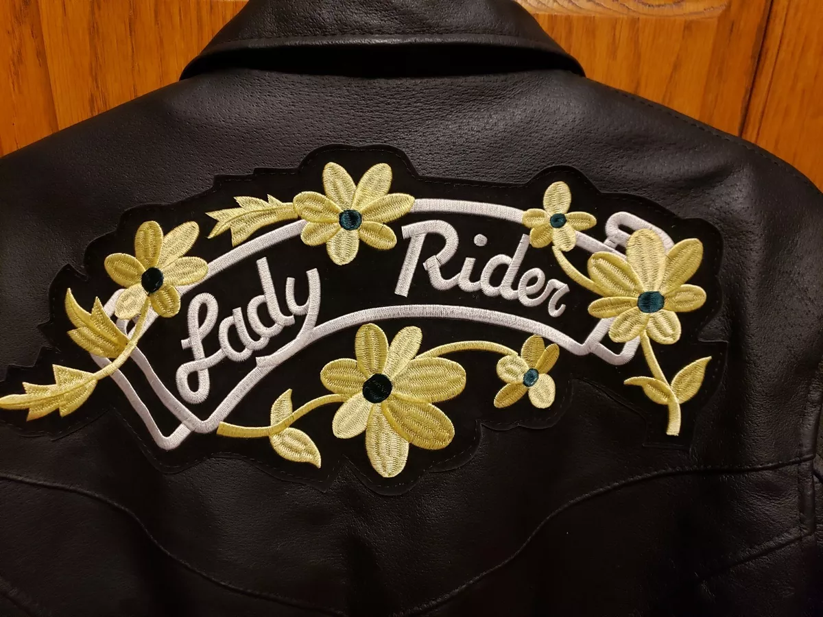 Diamond plate top genuine leather jacket