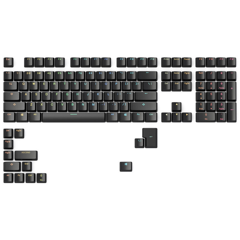 Glorious PC Gaming Race Glorious GMMK ABS Doubleshot V2 US GLO-KC-ABS-USKIT-B