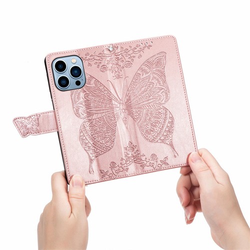 For iPhone 16 Pro 15 14 11 7 8 SE 12 13 Xs XR Leather Case Card Slot Stand Cover - Picture 42 of 55