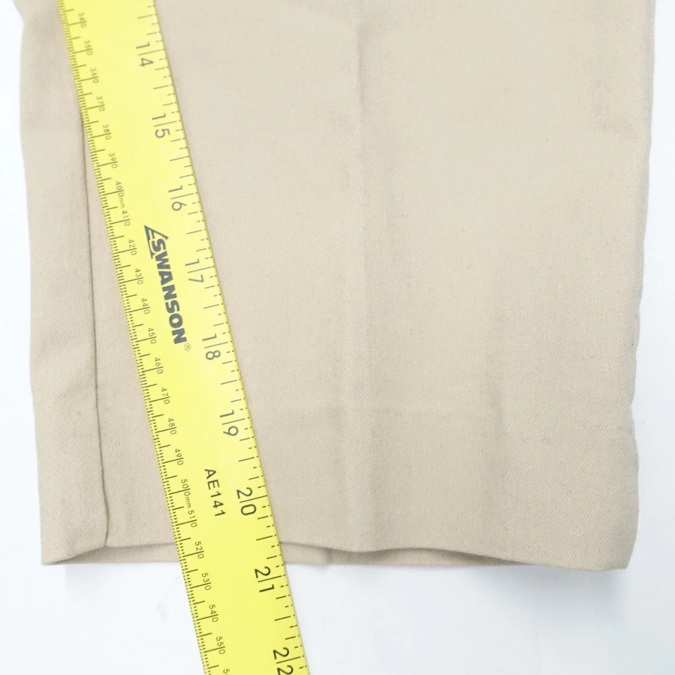 Брюки-капри женские Attention 12 бежевые хлопчатобумажные приталенные с низкой талией карманами на молнии - Изображение 2 из 4