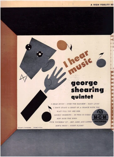 GEORGE SHEARING QUINTET- I Hear Music- 12 Popular 