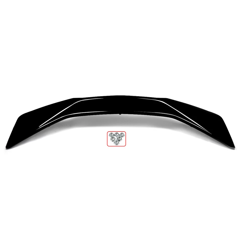 Fits 16-22 Chevy Camaro RS SS ZL1 Style Rear Trunk Spoiler Wing Gloss Black ABS - Image 2 of 4
