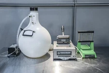 Skatron Combi Cell Harvester w/  Waste Reservoir, Pump & Filter Punch