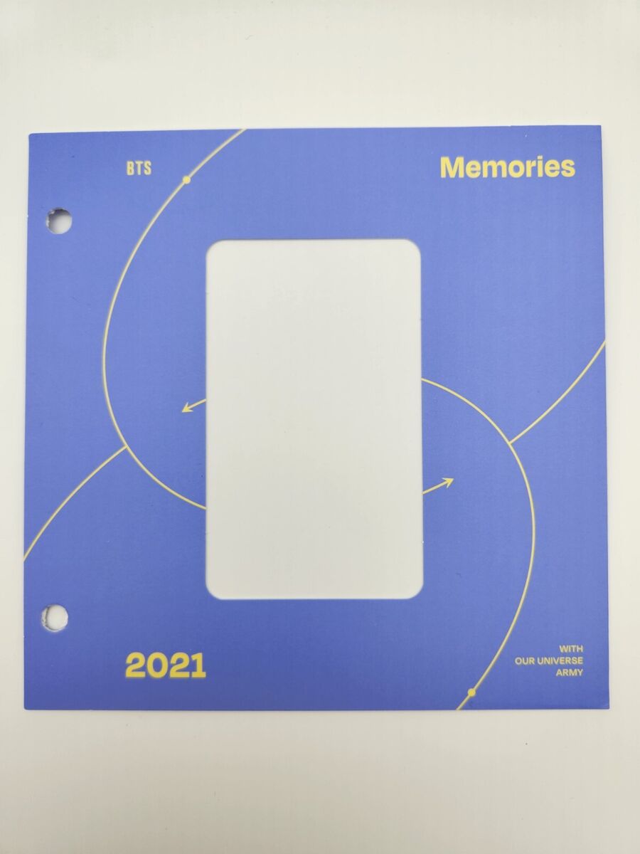 BTS MEMORIES OF 2021 BLU-RAY PHOTO CARD RM JIN SUGA JHOPE BTS MEMORIES OF 2021 BLU-RAY PHOTO CARD RM JIN SUGA JHOPE