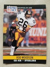 Rod Woodson Pittsburg Steelers Corner Back Kick Returner Topps 1990