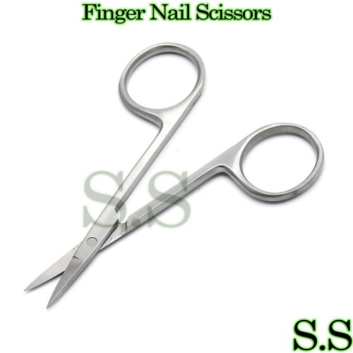 3 1/2" Curved Finger Nail Scissors eBay