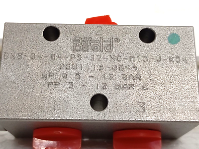 BIFOLD BXS-04-04-P9-32-NC-M15-U-K54 Mechanical Valve, 1/4 NPT