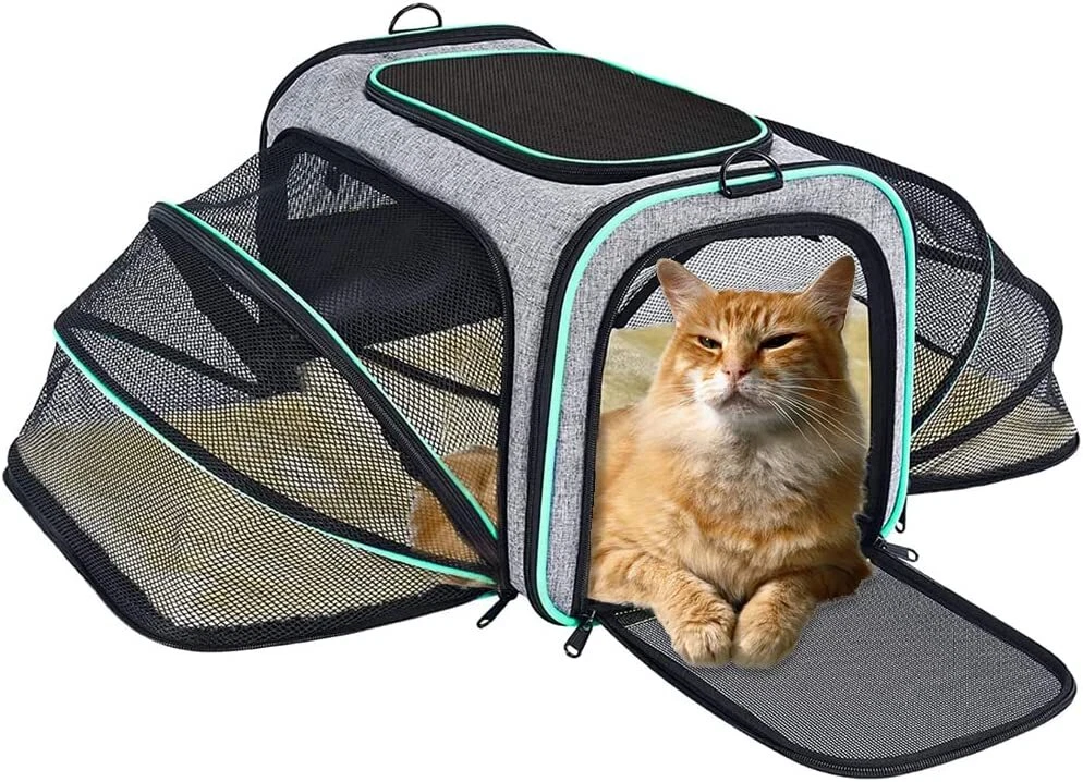 Expandable Pet Carrier Airline Approved Underseat TSA Approved Carrier