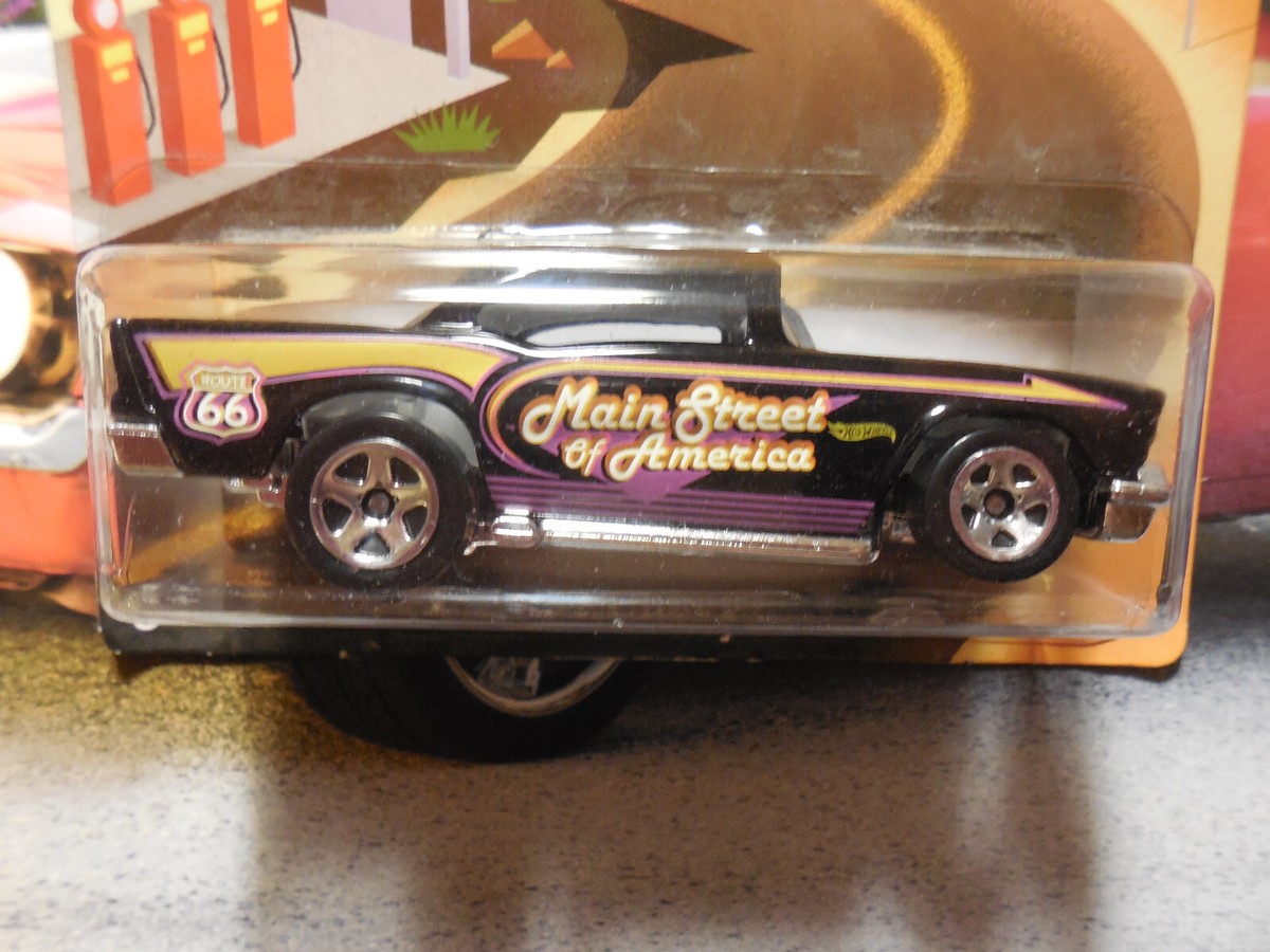 Hot wheels HW Road Trippin route 66 57 Chevy MAIN STREET AMERICA
