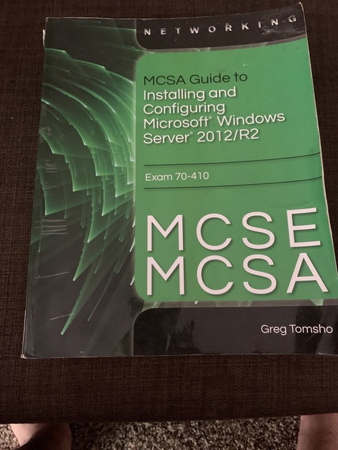 Mcsa 70 410 Cert Guide R2 Installing And Configuring Windows Server 12 For Sale Online Ebay