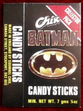 BATMAN - Individual VINTAGE "Sweet Cigarette" Packet - Vicki / Kim Basinger
