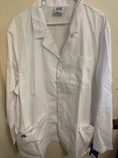 Adar Universal Unisex Lab Coat White Size 4 XL New