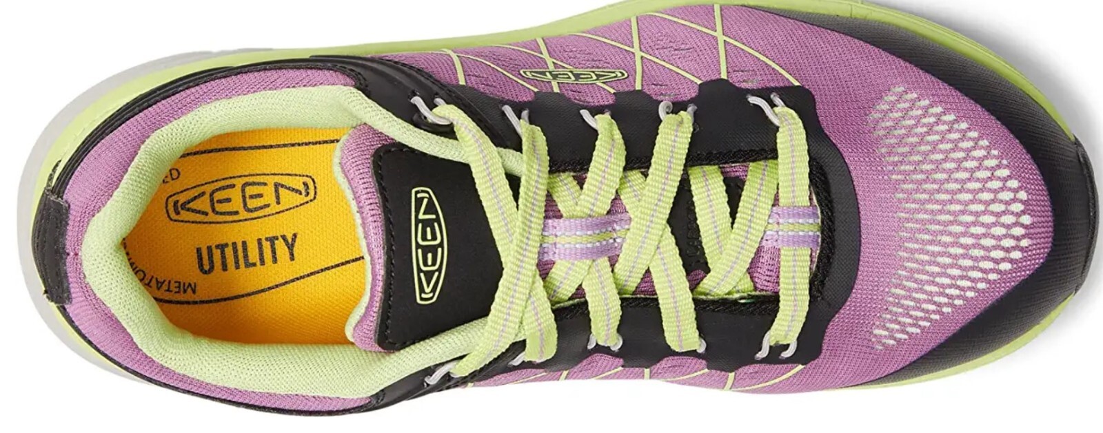 Scarpe da ginnastica Keen Utility donna 7 5 W Vista sicurezza viola utility punta acciaio NUOVE