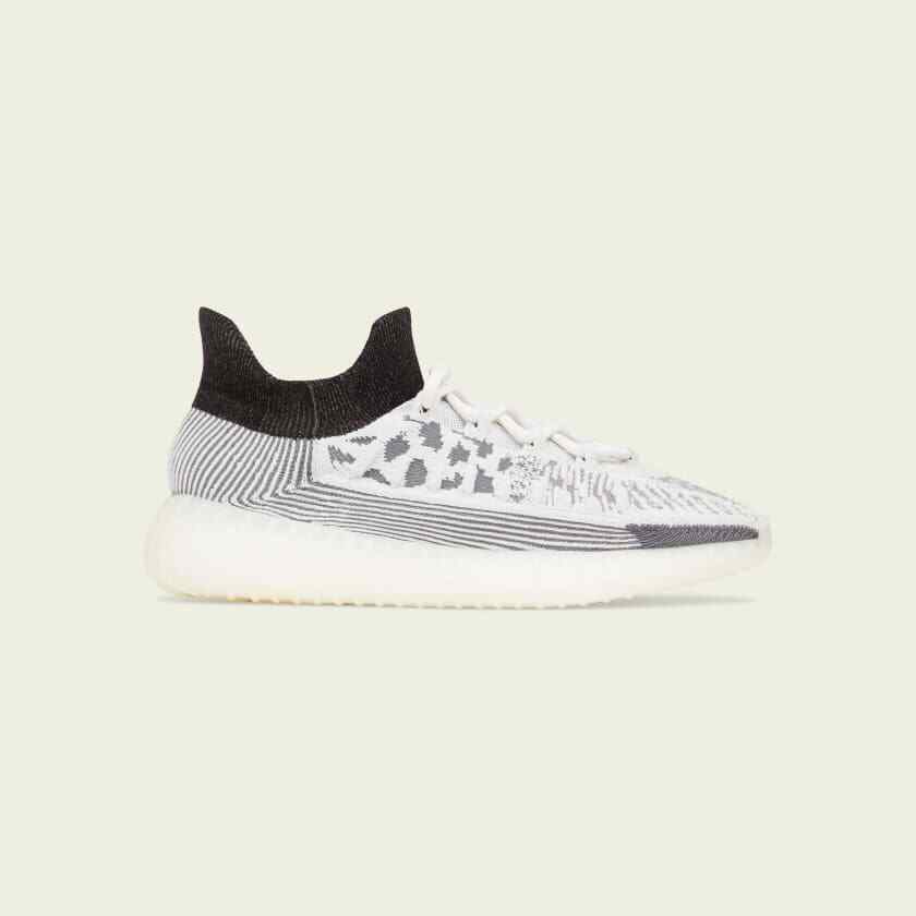 ADIDAS YEEZY MEN'S YZY 350 V2 CMPCT SHOES, Slate White/Slate