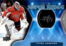 2020-21 Upper Deck Trilogy Rookie Super Stage Vitek Vanecek// Rookie Washington
