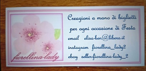 🌸🐬 Matrimonio Biglietto Auguri Con Busta - Foto 2 di 2