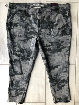 Ava \u0026 Viv Womens Jeggings Gray 
