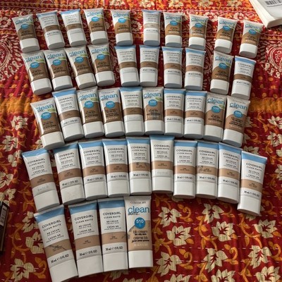 Lot of 44 Covergirl Clean Matte BB Cream For Oily Skin 1 fl oz different Colors