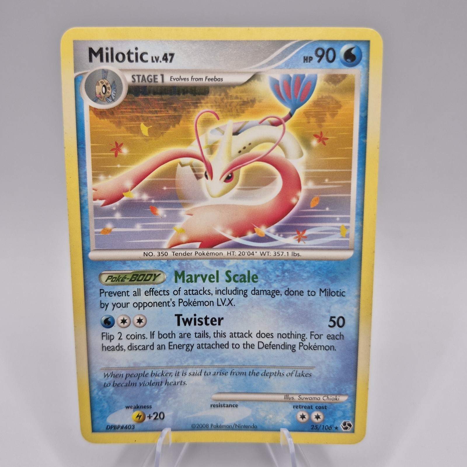 Milotic 25/106 Great Encounters Rare Regular 90 HP ENG
