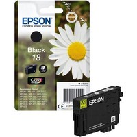 2 Original Epson Tintenpatrone T1801 Black Schwarz GäNseblüMchen Serie T18 Blume